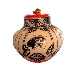 Lawrence Vargas Reverse Hand Painted Glass Ornament‎ Wildlife Mexican